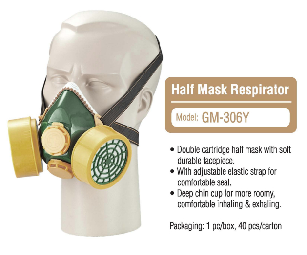 Proguard Half Mask Respirator GM-306Y