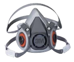 3M Half Facepiece Dual Cartridge Respirator 6200 Series